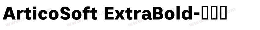 ArticoSoft ExtraBold字体转换